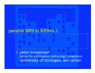 parallel NFS in NFSv4.1 - pdsw.org