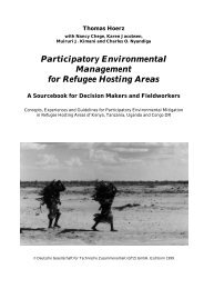 Participatory Environmental Management for Refugee Hosting Areas