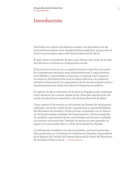 Documento "Sistema Nacional de Salud. EspaÃ±a 2010" - El MÃ©dico ...