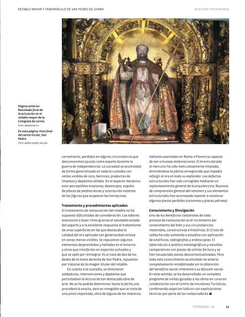 Revista: AÃ±o 12 - NÃºmero 46 - FundaciÃ³n del Patrimonio histÃ³rico ...