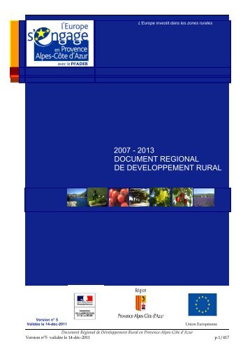 DRDR PACA.pdf - Europe en France, le portail des Fonds europÃ©ens