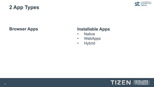 Development Techniques for Native/Hybrid Tizen Apps
