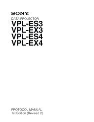 VPL-ES3/VPL-EX3/VPL-ES4/VPL-EX4 Protocol Manual - Kavena