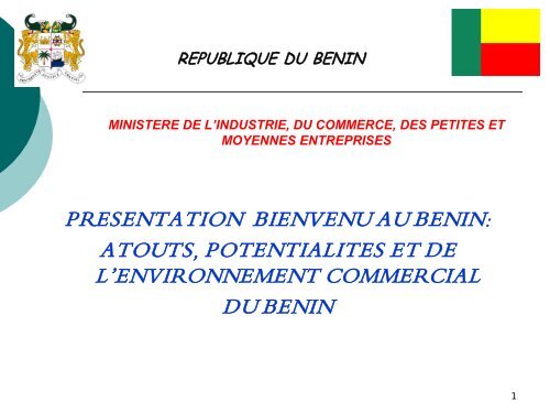Bienvenue au Benin - African Cashew Alliance