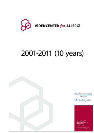 Appendix 2 - Videncenter for Allergi