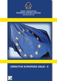 direktive evropske unije - ii - Privredna komora Kantona Sarajevo