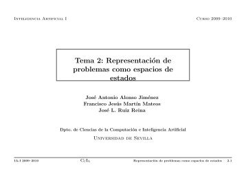 Tema 2 - Dpto. Ciencias de la ComputaciÃ³n e Inteligencia Artificial.