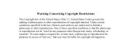 Warning Concerning Copyright Restrictions - Illinois