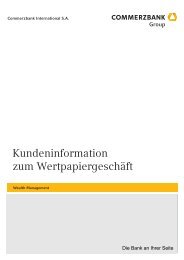 Kundeninformation zum WertpapiergeschÃ¤ft - Commerzbank ...