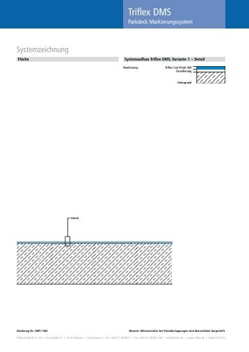 Triflex DMS Systemzeichnungen