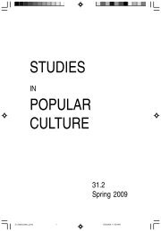 studies popular culture - Popular/American Culture Association in ...