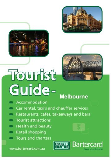 Melbourne Tourist Guide 2012_09 - Bartercard Travel