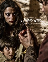 JOURNEY FROM SLAVERY TO FREEDOM - Outreach