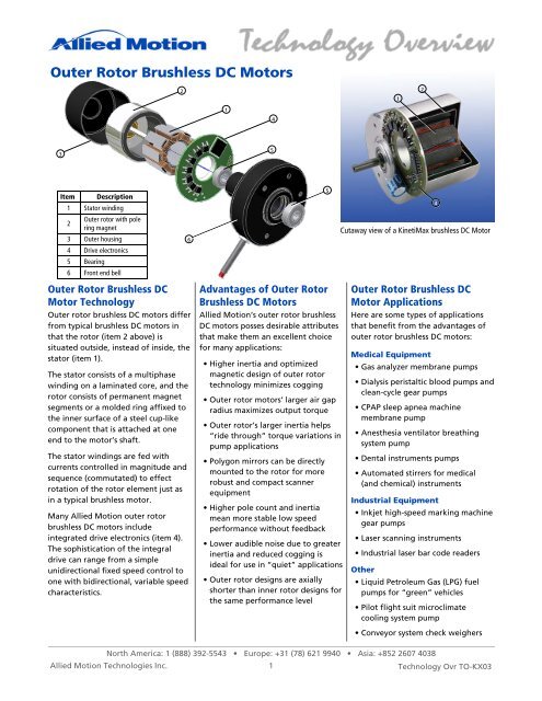 Brushless Motors: What's the Big Difference? - Allied Motion