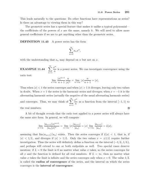 Sequences and Series