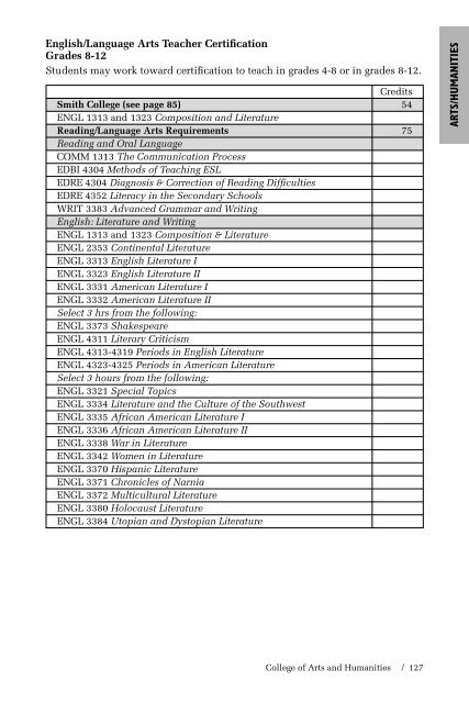 2006-2008 HBU Catalog - Houston Baptist University