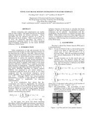 Novel Fast Block Motion Estimation in Feature Subspace