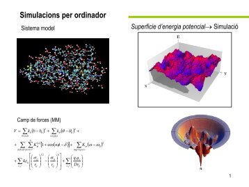 Mecanica Molecular - Institut de QuÃ­mica Computacional