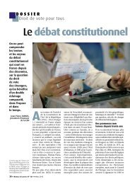 Le dÃ©bat constitutionnel en France - Ligue des droits de l'Homme