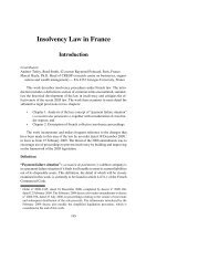 Insolvency Law in France - Reed Smith