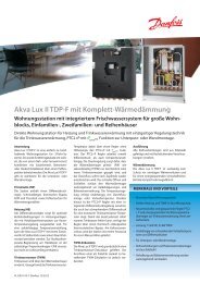 Akva Lux II TDP-F mit Komplett-WÃ¤rmedÃ¤mmung - FernwÃ¤rme ...