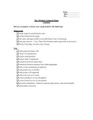 Final I-Search Checklist - Wyoming City Schools