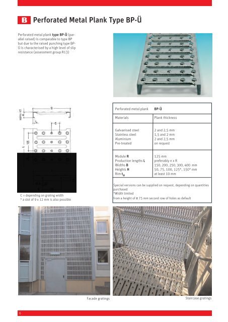 Lichtgitter Perforated Metal Planks