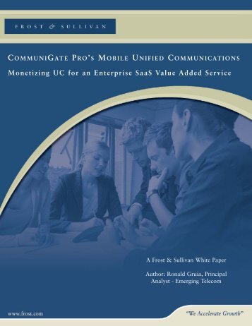 CommuniGate Pro's Mobile Unified Communications:GoToMeeting ...