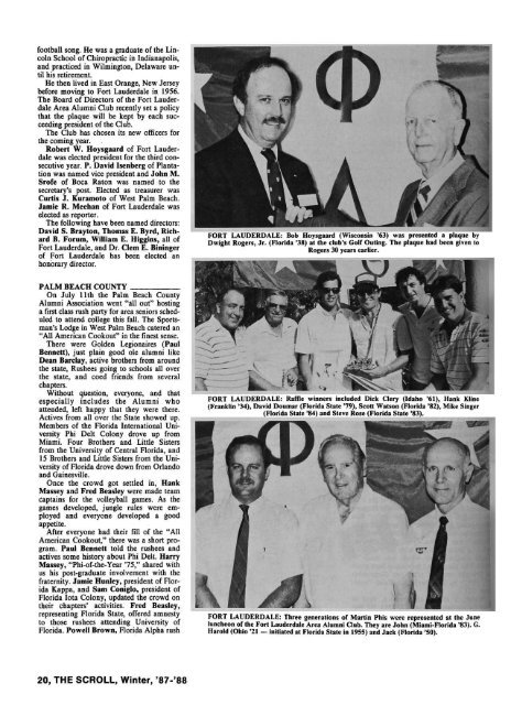 1987–88 Volume 111 No 1–5 - Phi Delta Theta Scroll Archive