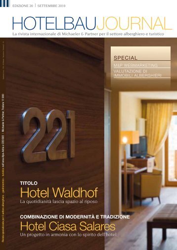 Hotelbau Journal n° 20 - Michaeler & Partner