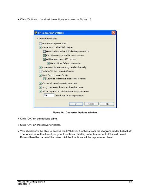 PXI and PCI Getting Started - Egmont Instruments