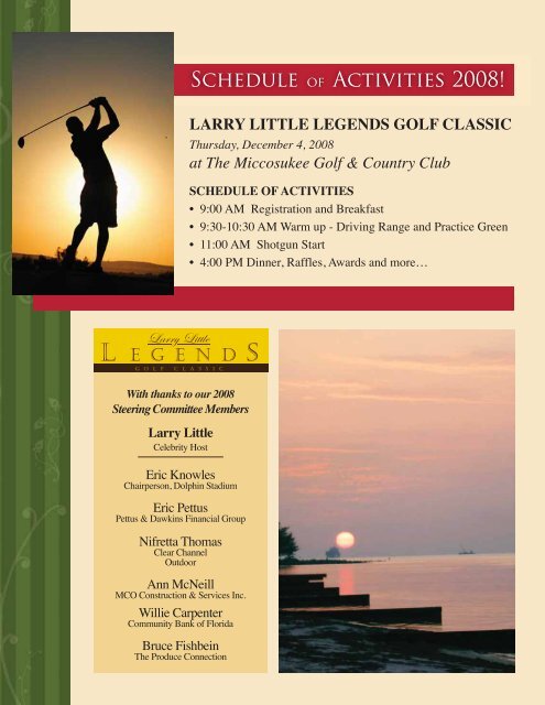 larry little legends golf classic - Blacktie South Florida