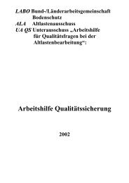 Endbericht Arbeitshilfe Qualitätssicherung - Bund/Länder ...