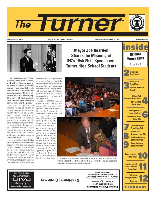 February 2011 - Turner School District USD #202