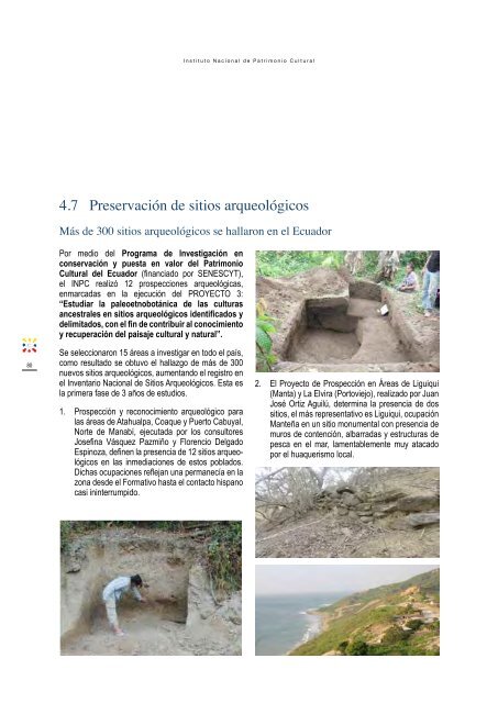 Informe de GestiÃ³n - ArqueologÃ­a Ecuatoriana