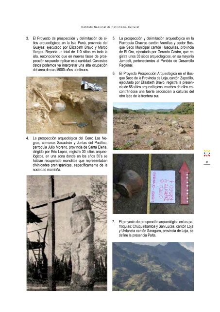 Informe de GestiÃ³n - ArqueologÃ­a Ecuatoriana