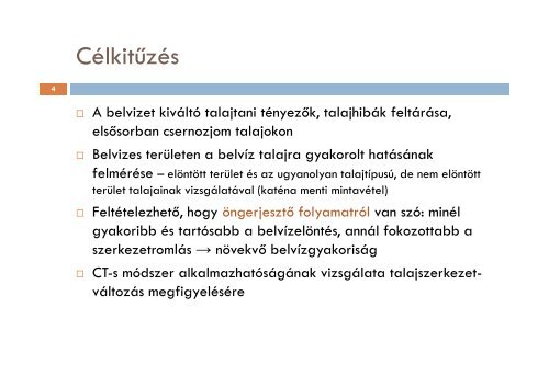 a belvíz kialakulásának talajtani okai és következményei dél-alföldi ...