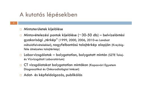 a belvíz kialakulásának talajtani okai és következményei dél-alföldi ...
