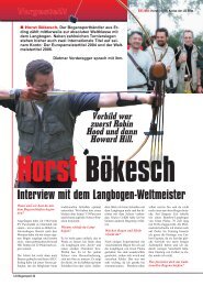 Interview mit Horst BÃƒÂ¶kesch - Bogensportverlag