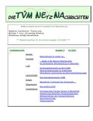 TV Meckelfeld - Die TVM Netz Nachrichten