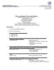 Notice And Agenda Of Commission Meeting - California Gambling ...