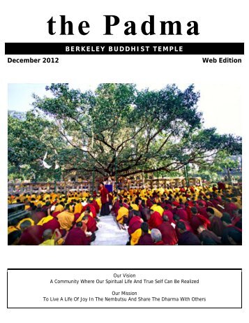 BERKELEY BUDDHIST TEMPLE December 2012 Web Edition