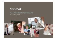 FULL-YEAR 2011/12 RESULTS - Sonova