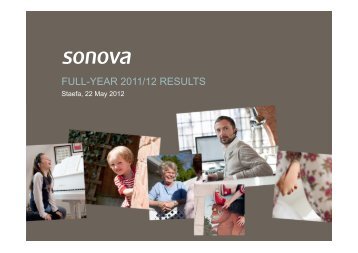 FULL-YEAR 2011/12 RESULTS - Sonova