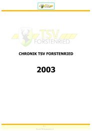 TSV Chronik 2003 - TSV Forstenried