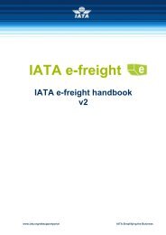 IATA e-freight Handbook