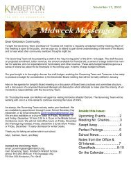 Midweek Messenger - Kimberton Waldorf School