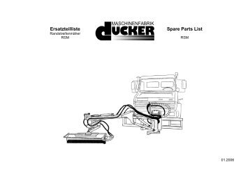 Ersatzteilliste Spare Parts List - Special Maskiner A/S