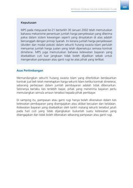 RESOLUSI SYARIAH