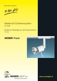 NOSER-Track - NOSERLIGHT AG, Ottenbacherstrasse 25, CH-8909 ...